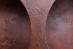 Abstraktes Regal ART AMBIENTE 180cm kupfer Beton Edelrost-Look Standregal