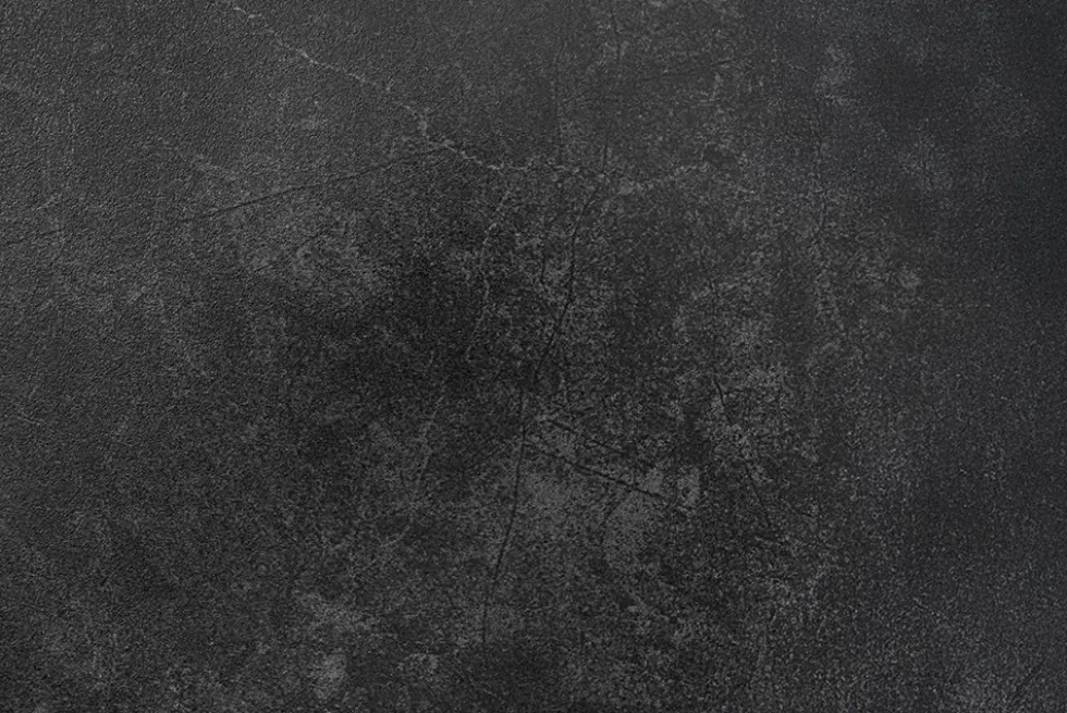 Ausziehbarer Esstisch COSMOS 160-240cm anthrazit Keramik schwarzes Metallgestell