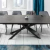 Ausziehbarer Esstisch EUPHORIA 180-220-260cm Graphit Keramik made in Italy