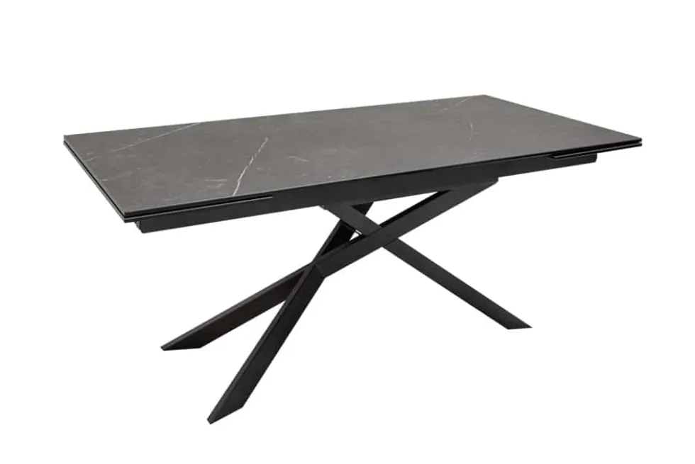 Ausziehbarer Esstisch EUPHORIA 180-220-260cm Graphit Keramik made in Italy