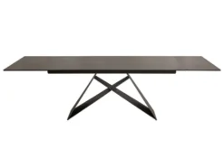 Ausziehbarer Esstisch PROMETHEUS 180-220-260cm Lava Keramik made in Italy