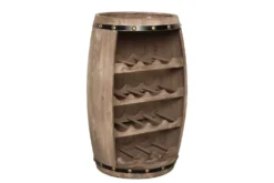 Authentisches Weinregal BODEGA 65cm natur Pinie Weinfass Shabby Chic