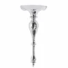 Barocke Wandkonsole SCALA 60cm silber Aluminium Wandregal