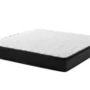 Bequeme Matratze mit Topper CLOUD FLEX 180x200cm dunkelgrau Tonnentaschenfederkern 9-Zonen