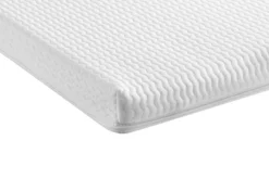 Bequeme Matratze mit Topper CLOUD FLEX 160x200cm dunkelgrau Tonnentaschenfederkern 9-Zonen