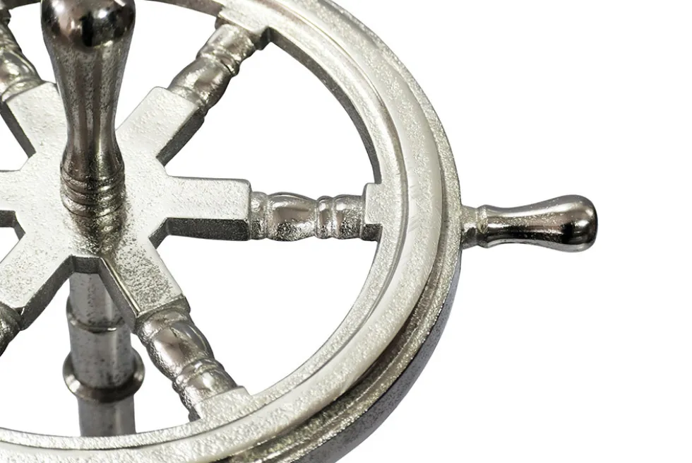 Dekorativer Schirmständer SEVEN SEAS 65cm silber Metall Regenschirmhalter