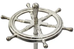 Dekorativer Schirmständer SEVEN SEAS 65cm silber Metall Regenschirmhalter