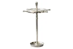 Dekorativer Schirmständer SEVEN SEAS 65cm silber Metall Regenschirmhalter
