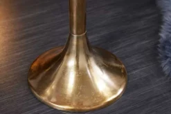 Dekorativer Sektkühler CHAMPAGNE 80cm antik gold handmade Metall Flaschenkühler