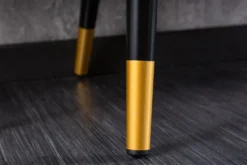 Design Bank PRÊT-À-PORTER türkis Samt florales Muster und goldene Fußkappen