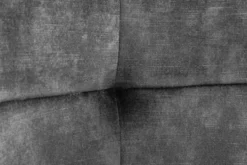 Design Barhocker EUPHORIA grau Samt schwarze Metallbeine Barstuhl mit Lehne