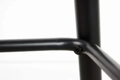 Design Barhocker MILANO petrol Samt Barstuhl mit Lehne Metall schwarz