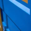 Design Barschrank Container GLOBETROTTER 180cm blau Weinregal Upcycling