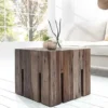Design Beistelltisch CASTLE 45cm Treibholz Sitzhocker