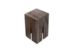 Design Beistelltisch CASTLE 45cm Treibholz Sitzhocker
