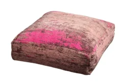 Design Bodenkissen XL MODERN ART 70cm rot pink abstraktes Muster Sitzpouf