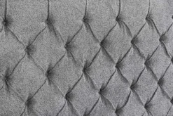 Design Boxbett PARIS 180x200 cm grau Bouclé Chesterfield
