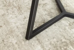 Design Couchtisch MARVELOUS 70cm schwarz gold sand AURORA ORO Keramik Metall
