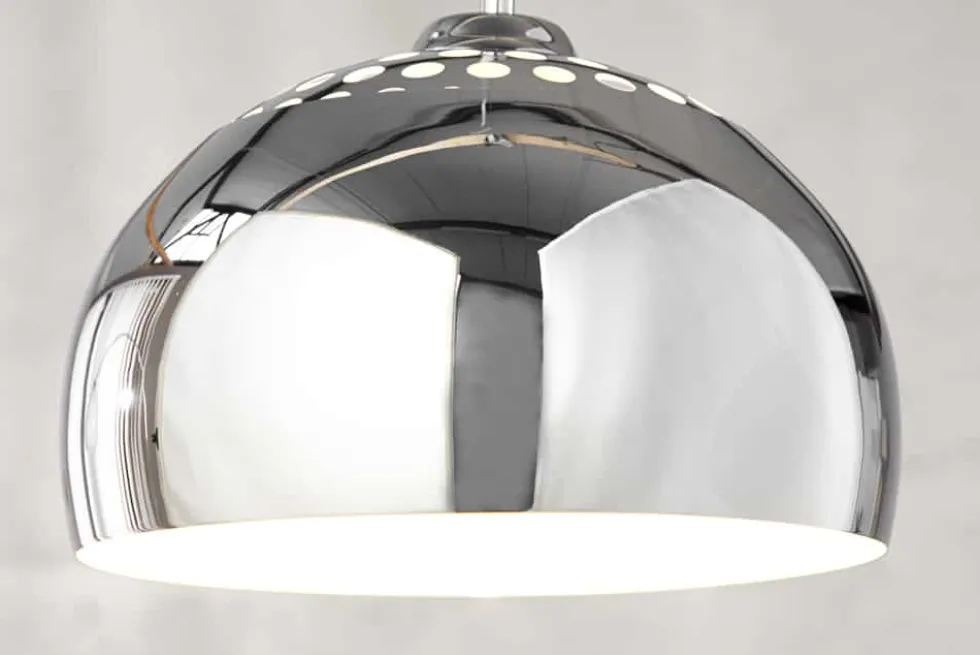 Designer Hängelampe CHROME BALL 32cm chrom Pendelleuchte Modern Design