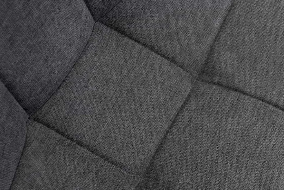 Design Freischwinger Stuhl MIAMI dunkelgrau Metallgestell matt schwarz