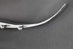 Design Garderobe BULL 100cm Aluminium Wanddekoration Stierkopf