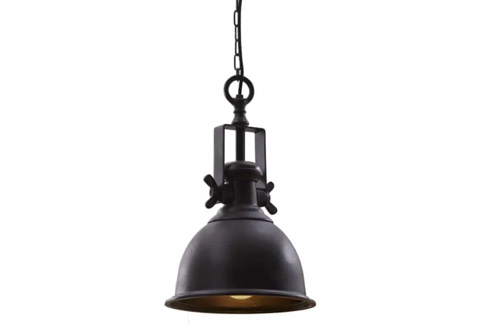 Design Hängelampe INDUSTRIAL 45cm schwarz bronze Industrial Stil