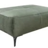 Design Hocker MARRAKESCH 110cm flaschengrün Samt mit Ziersteppung
