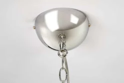 Design Kronleuchter BLACK CRYSTAL XL 80cm schwarz Acryl 15-armig Lüster mit Schirmen