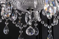 Design Kronleuchter CRYSTAL XL 80cm klar Acryl 15-armig Lüster