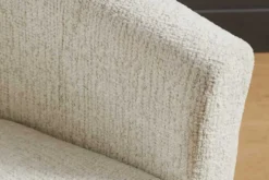 Design Sessel HEMINGWAY beige Bouclé Tweed Soft mit Armlehnen Cocktailsessel