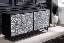 Design Sideboard HERITAGE 160cm Mosaik-Intarsien Kunsthandwerk