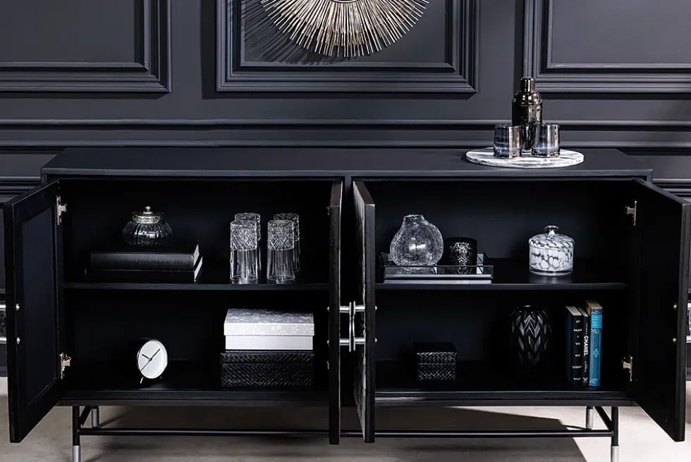 Design Sideboard HERITAGE 160cm Mosaik-Intarsien Kunsthandwerk