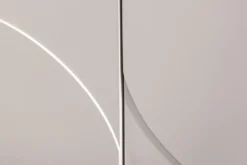 Design Sideboard SAVOY 180cm kaschmir weiß Marmor Keramik mit Stauraum und 3D-Front