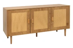 Design Sideboard VIENNA 120cm natur Wiener Geflecht Kommode