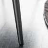 Design Sitzbank BOUTIQUE 100cm dunkelgrau Cord schwarze Metallbeine
