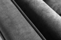 Design 3-Sitzer Sofa COZY VELVET 220cm grau Samt Federkern Lounge