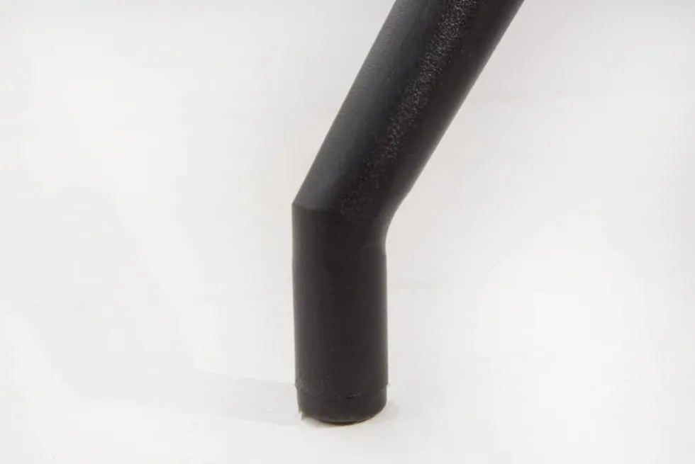 Design Stuhl DIVANI dunkelgrau Metallgestell schwarz im Retro Stil