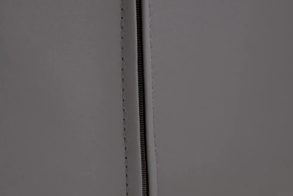 Design Stuhl DIVANI dunkelgrau Metallgestell schwarz im Retro Stil