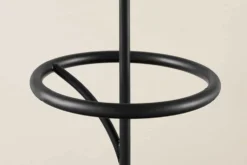 Design Tischlampe WILDLIFE 75cm schwarz türkis rund Papagei Skulpturen mit Marmor-Fuß