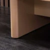 Design TV Board SAVOY 150cm grau beige greige Travertin Keramik mit Schublade 3D-Front
