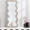 Design Wandspiegel CURVY 160cm greige