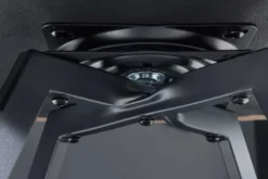 Drehbarer Design Stuhl MR. LOUNGER vintage taupe Microfaser mit Armlehne