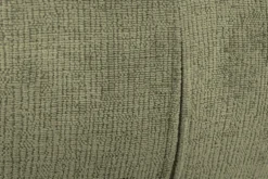 Drehbarer Retro Stuhl UNIQUE grün Chenille schwarze Metallbeine mit Armlehne