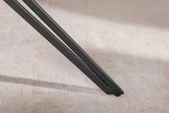 Drehbarer Stuhl PROMETHEUS petrol Vogue Velours Samt Taschenfederkern Metallgestell
