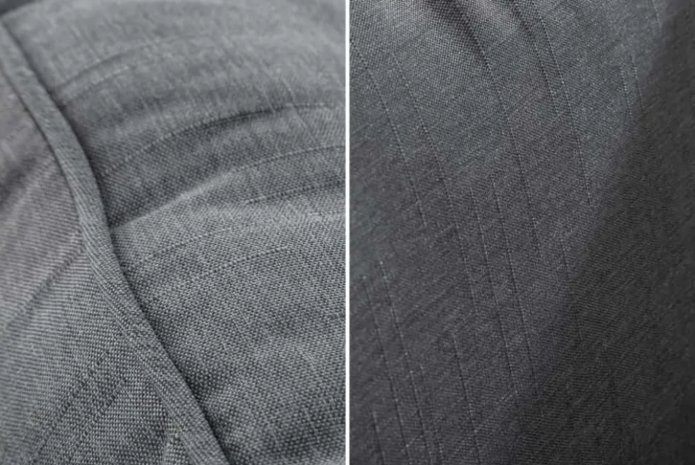 Drehbare Sonneninsel SEATTLE 195cm grau mit Sonnendach inkl. Kissen, das Original