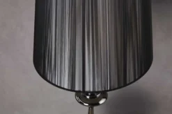 Edle Design Stehlampe LUCIE 160cm schwarz Barock Stil Stehleuchte