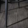 Edler Barhocker TURIN senfgelb Samt mit Ziersteppung Barstuhl mit Armlehne