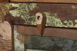 Einzigartiges Sideboard JAKARTA 125cm recyceltes Massivholz aus Fischerbooten