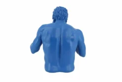Einzigartige Statue BOXER 50cm blau gold handmade Skulptur Deko-Figur
