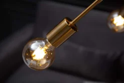Elegante Hängelampe SPUTNIK 87cm gold mit 14 Leuchtarmen